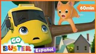¡Buster Salva al Gatito Bebé! |  1 HORA de Go Buster en Español  Dibujos para niños