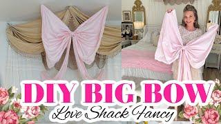 ((NEW!!)) DIY BIG FABRIC BOW TUTORIAL~"Love Shack Fancy" Inspired Olivia's Romantic Home DIY