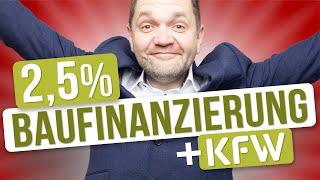 Zinsen unter 2,5%: SO nutzt du die KfW-Förderung RICHTIG!