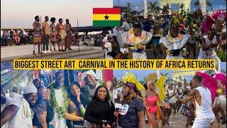 The Biggest Street Art Carnival In The History OF GHANA & AFRICA | CHALEWOTE 2023 |  Ghana's Culture