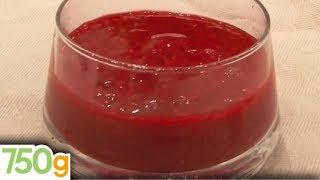 Recette Coulis de framboises - 750g