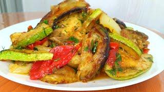 Баклажаны с Кабачками Вкуснее мяса! Армянский Рецепт САТЕ из Овощей!