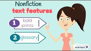 Text features - Bold print and glossary