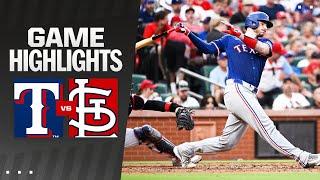 Rangers vs. Cardinals Game Highlights (7/29/24) | MLB Highlights