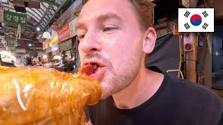 INSANE Street Food in South Korea (Pig's Blood and Chicken Feet)  Seoul