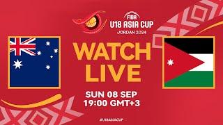 Semi-Finals | Australia v Jordan | Full Basketball Game | FIBA U18 Asia Cup 2024