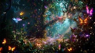 Relax and Soothe the Soul in a Mysterious Glowing Forest  Magical Forest Music to Cure Insomnia