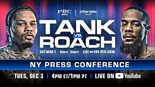 Gervonta Davis vs. Lamont Roach NEW YORK PRESS CONFERENCE | #TankRoach