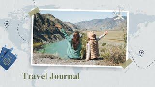 “Travel Journal” - Photo Slideshow Template for Explorers 