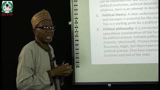 POS 101 Introduction To Political Science