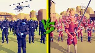 MEDIEVAL FACTION vs SWAT TEAM - Totally Accurate Battle Simulator TABS