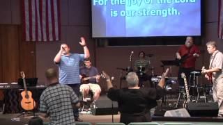 Deaf Man Worshiping at North Church Concert