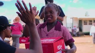 Inkabi Zezwe visits Bergville to donate shoes & stationary