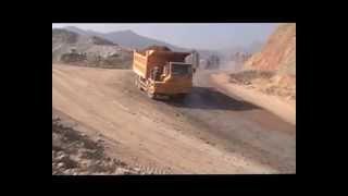 XCMG NXG5650DT Off Highway Dump Truck -  Downhill with loading