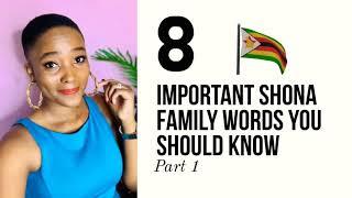 8 IMPORTANT SHONA FAMILY WORDS YOU SHOULD KNOW! Zimbabwean SHONA LANGUAGE!