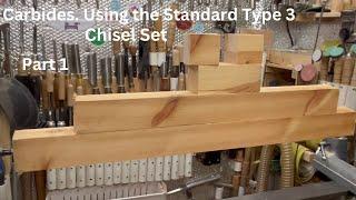 Woodturning. Carbides. Using the Standard Type 3 Chisel Set. Part 1