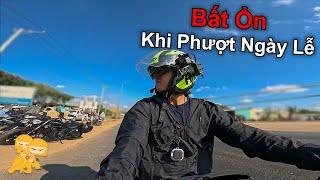 Phượt Cùng Già Gân #8 - Tưởng Đâu Cả Đám "Bị Hốt" Khi Phượt Ngày Lễ - Xe Ôm Vlog