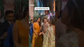 What Priyanka Chopra talking about at #ambaniwedding #ambani #priyanka