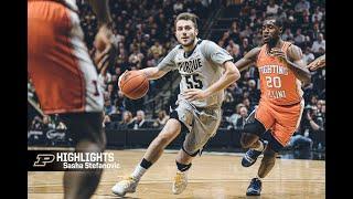 HIGHLIGHTS: Purdue's Sasha Stefanovic is one of the top long-range shooters in the Big Ten.