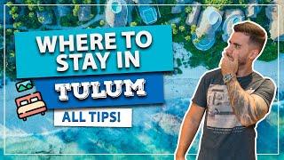 ️ Where to stay in TULUM! The best area to stay! And how to save big on hotel!