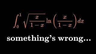 A deceivingly simple integral