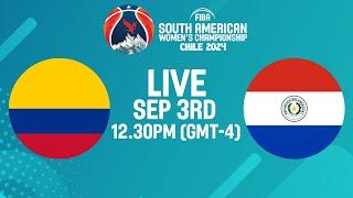 Colombia v Paraguay | Full Basketball Game | FIBA South American Women's Championship 2024