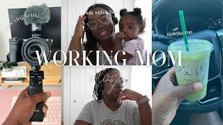 9-5 WORK VLOG| work days in the life as a full time working mom and project manager