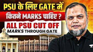 GATE Score For PSU's | Cut Off | Selection Process | Marks Through GATE Score | Complete Analysis