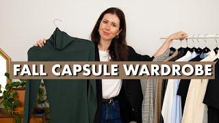 30 Item FALL CAPSULE WARDROBE | classic & minimal 