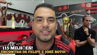 Flamengo Fecha Patrocínio Histórico de R$115 Milhões! Encontro de Felipe e José Boto!