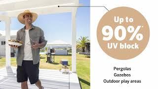 Coolaroo Shade Cloth - People & Pet Cover (90% UV Block)