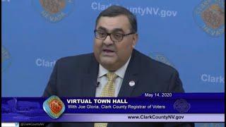 Clark County Registrar of Voters Hosts Virtual Town Hall Meeting