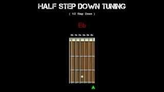 Guitar Tuning - Eb (Half Step)