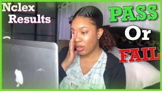 NCLEX RESULTS LIVE|REACTING TO MY NXLEX RESULT PASS OR FAIL?