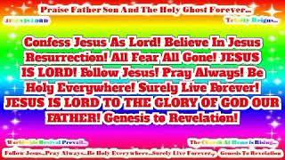 In Jesus Name Worldwide Revival Prevail! JESUS IS LORD TO THE GLORY OF GOD OUR FATHER!(1)