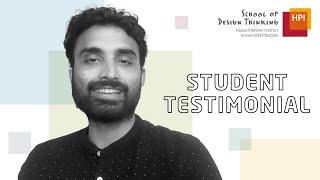 Studying at the HPI D-School: Avinash shares his experiences