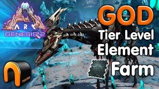 ARK Genesis 2 How To Farm Element GOD TIER LEVEL! #ARK