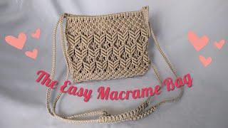 FULL THE EASY MACRAME BAG- TAS TALI KUR TERBARU