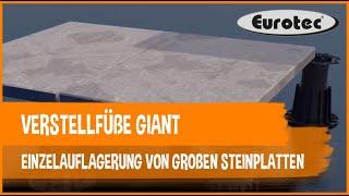 Eurotec Verstellfüße GIANT