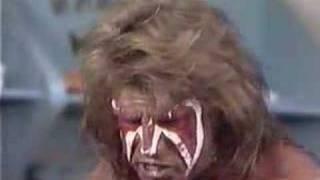 ultimate warrior goes nuts on mean gene