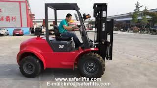 Rough Terrain Diesel Forklift China manufacturer