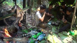 Hunting Birds, Pheasant and Cooking IN The Jungle | Yos hav zoov tua nas tua nraj noog