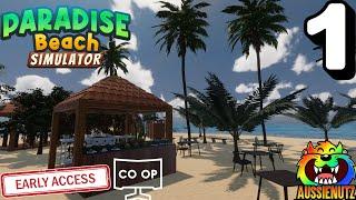 Escapade au paradis ️ | Ambiance de couple cosy dans Paradise Beach Simulator EP1 #aussienutz