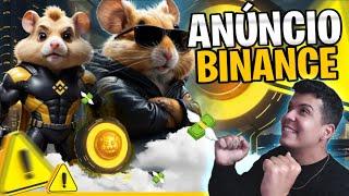  URGENTE! HAMSTER KOMBAT ACABA DE ANUNCIAR LISTAGEM NA BINANCE! NÃO PERCA ESSA OPORTUNIDADE!