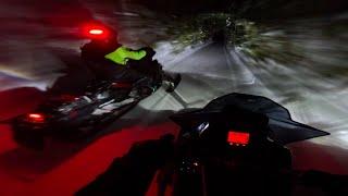 2024 Polaris 850 XC Top Speed at Night