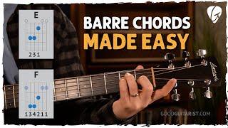 Barre Chords  ... Made EASY! 