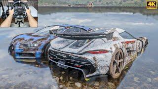 Rebuilding Koenigsegg Jesko & Bugatti Chiron | Forza Horizon 5 | Steering Wheel gameplay