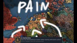 Forming the Netherlands in EU4 (Timelapse)