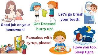 What do you do everyday | Action Verbs for kids | Daily Routine Vocabulary Sentences For kids |