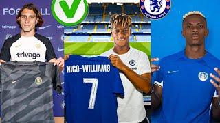 Chelsea Transfer Done For 4 PlayersOsimhen Join Chelea Finally Calafiori Shirt UnveilingNico Done